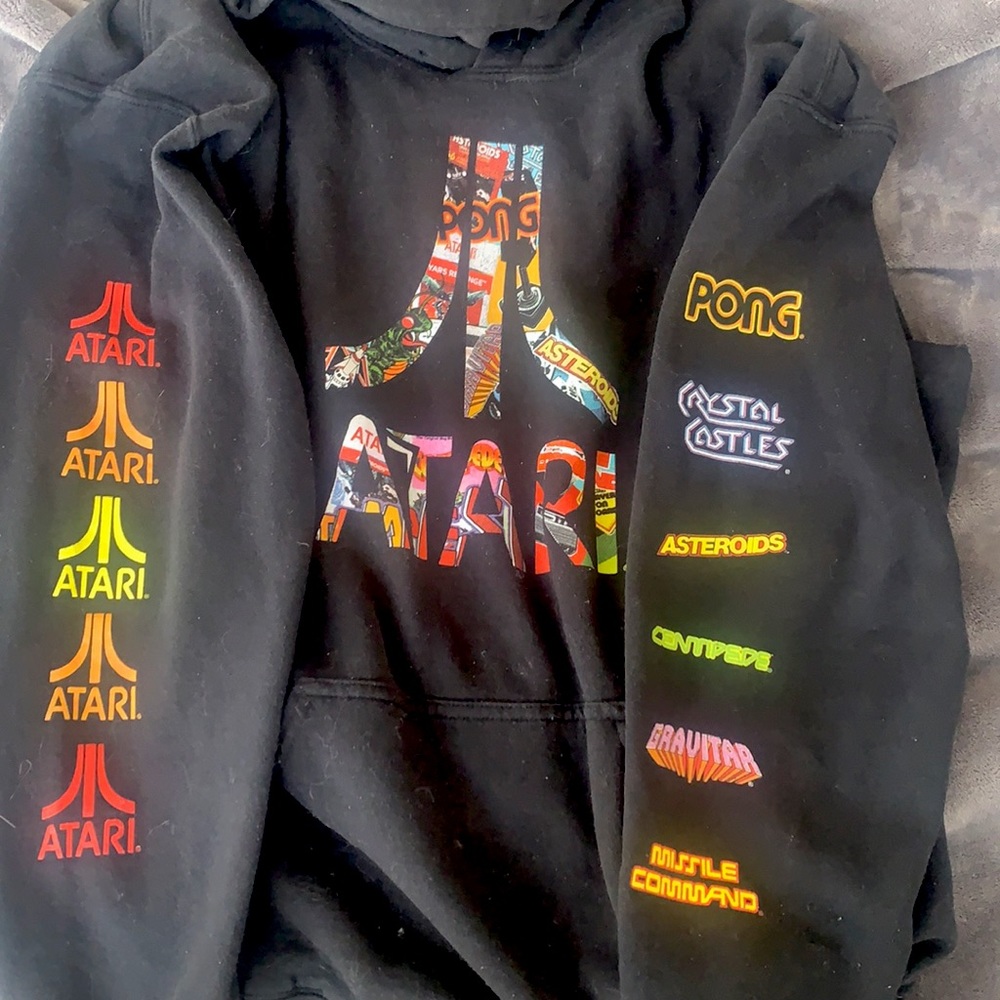 atari hoodie, used, good condition